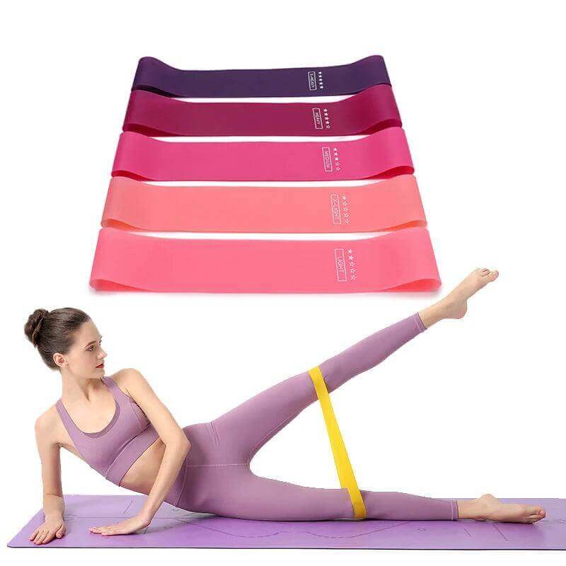 Resistance Bands Set - Portable Rubber Gym Equipment - Viva Bella