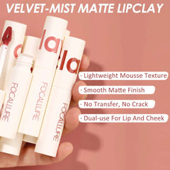 Velvet Matte Lip Gloss – Lightweight & Waterproof