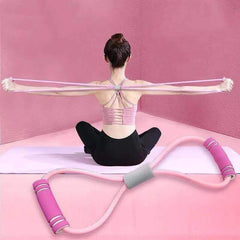 Resistance Bands with Foam - Home Yoga Training Equipment - Viva Bella