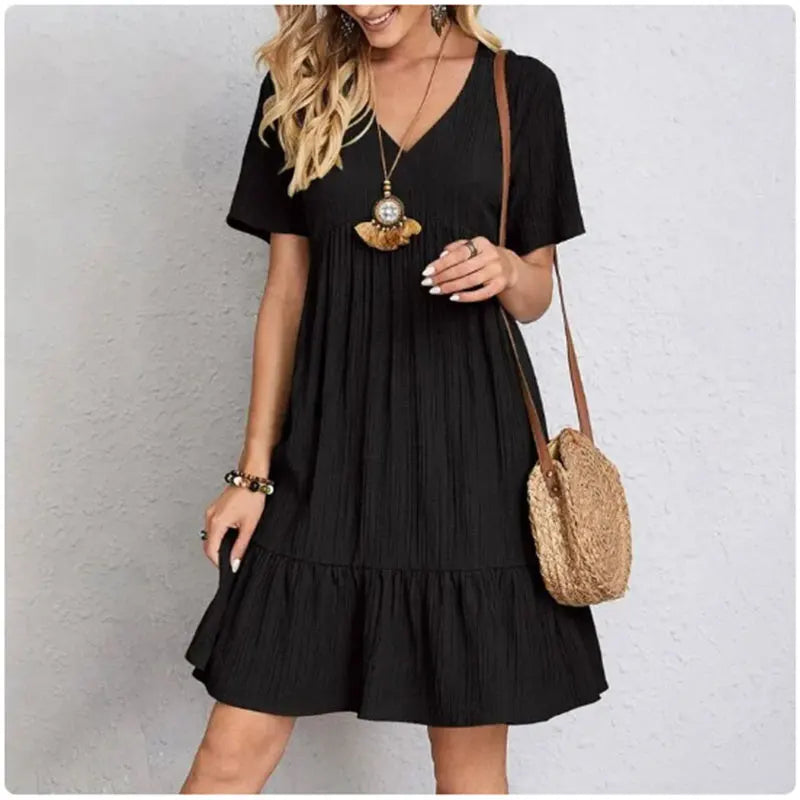 Women Summer Peplum Dress