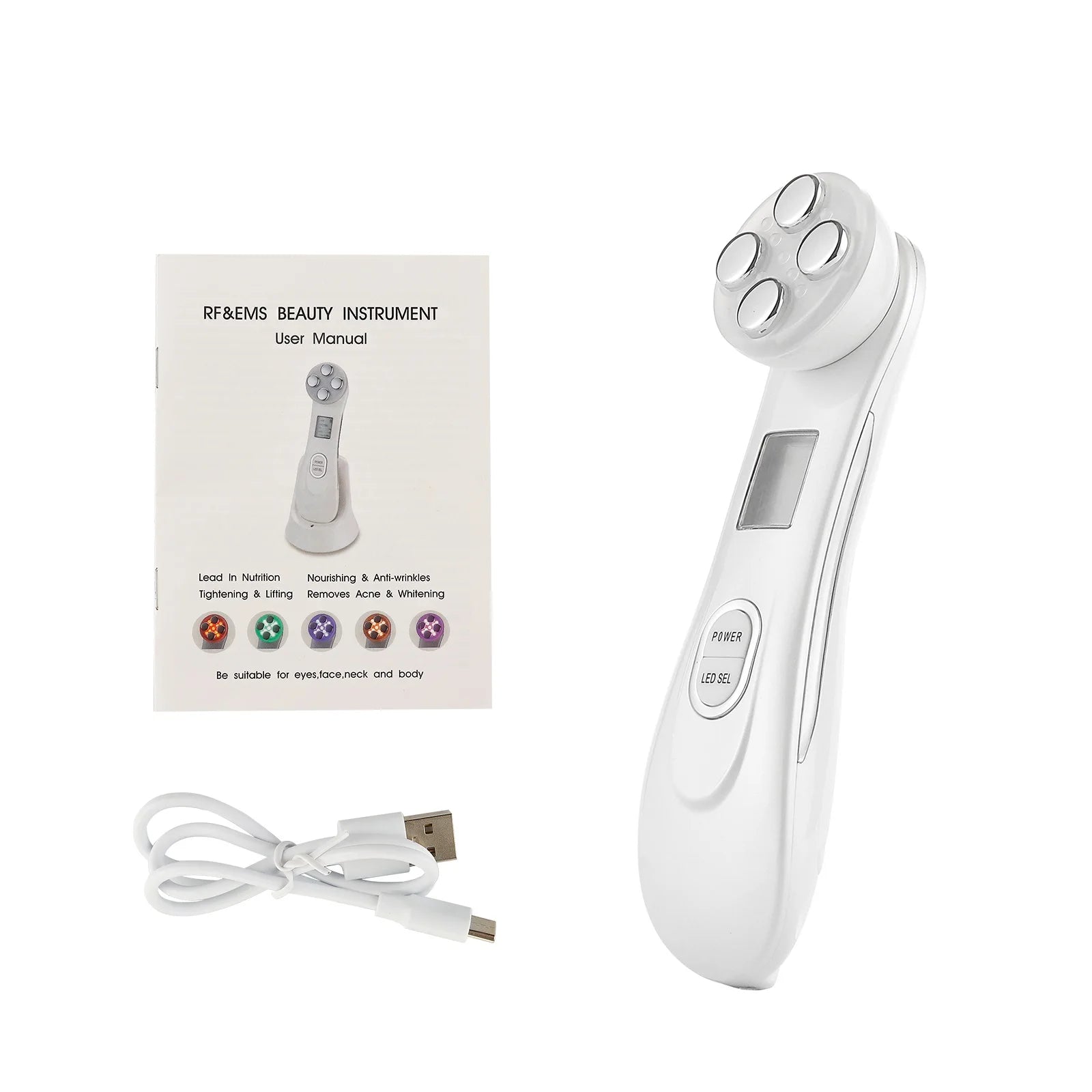 EMS Electroporation LED Photon Beauty Device