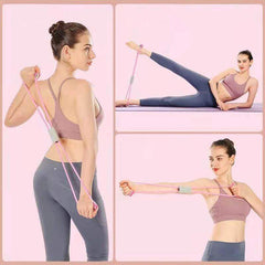 Resistance Bands with Foam - Home Yoga Training Equipment - Viva Bella