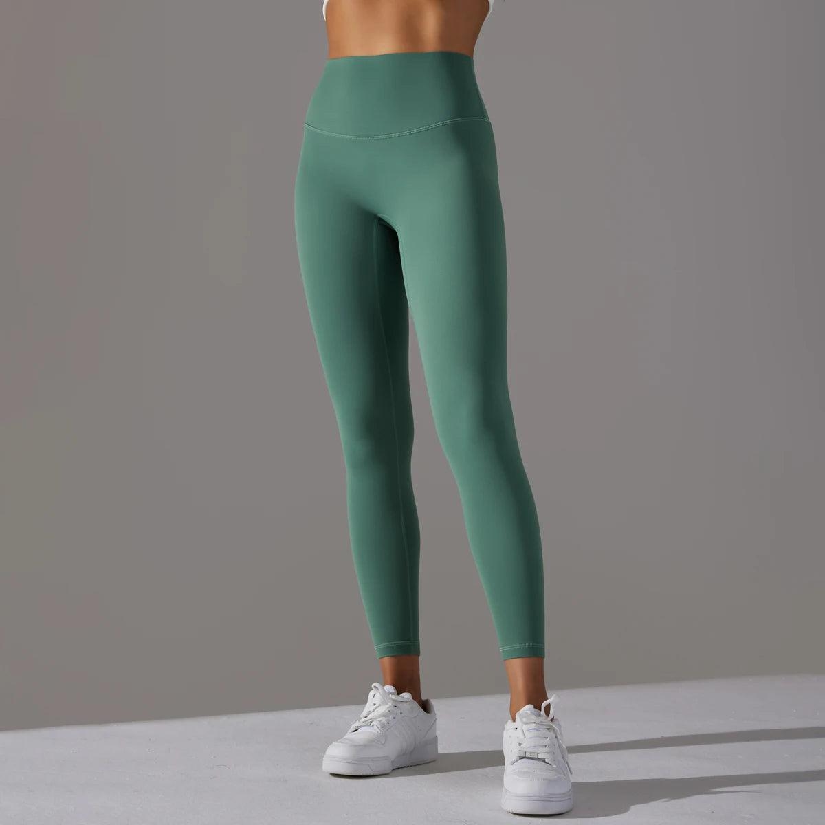 High Waist Yoga Leggings - Breathable Fitness Workout Pants - Viva Bella