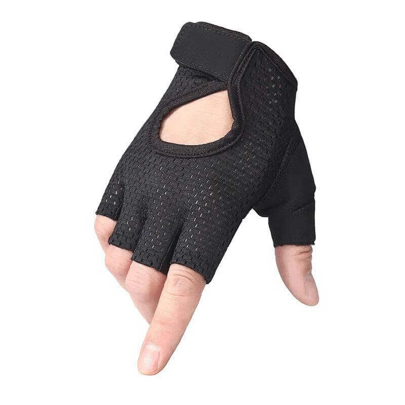 Weightlifting Gloves - Half Finger Non-Slip Gym Gloves - Viva Bella