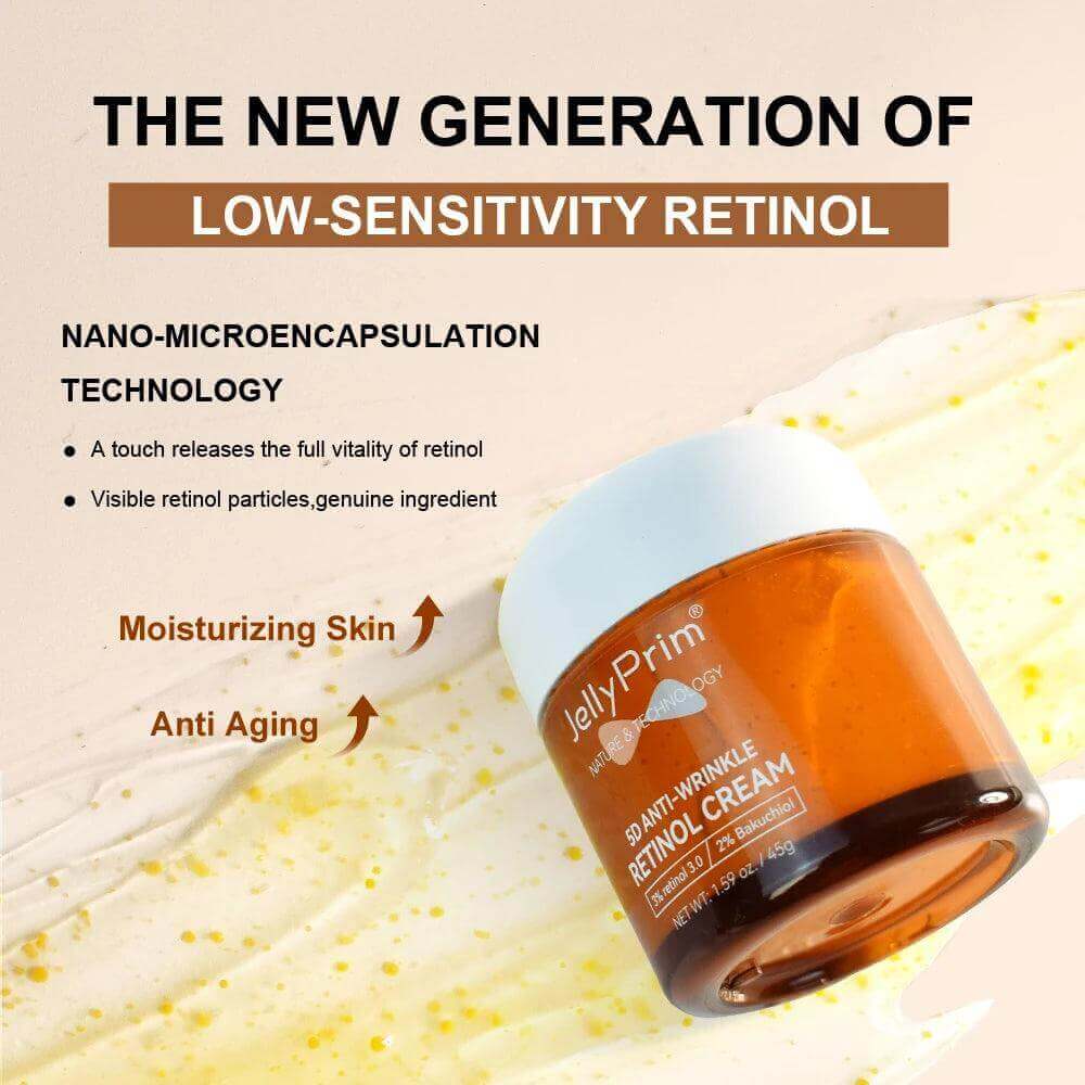 Retinol Face Cream - Anti-Wrinkle & Hyaluronic Moisturizer - Viva Bella