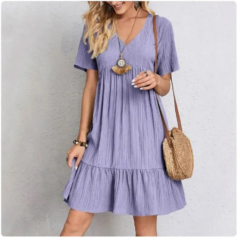 Women Summer Peplum Dress