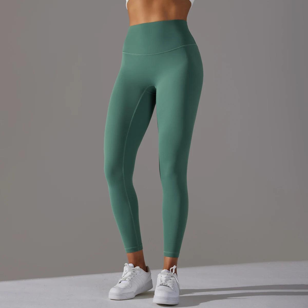 High Waist Yoga Leggings - Breathable Fitness Workout Pants - Viva Bella