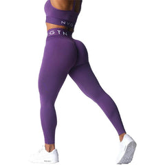 Seamless Leggings - Breathable Hip-Lifting Sports Tights - Viva Bella