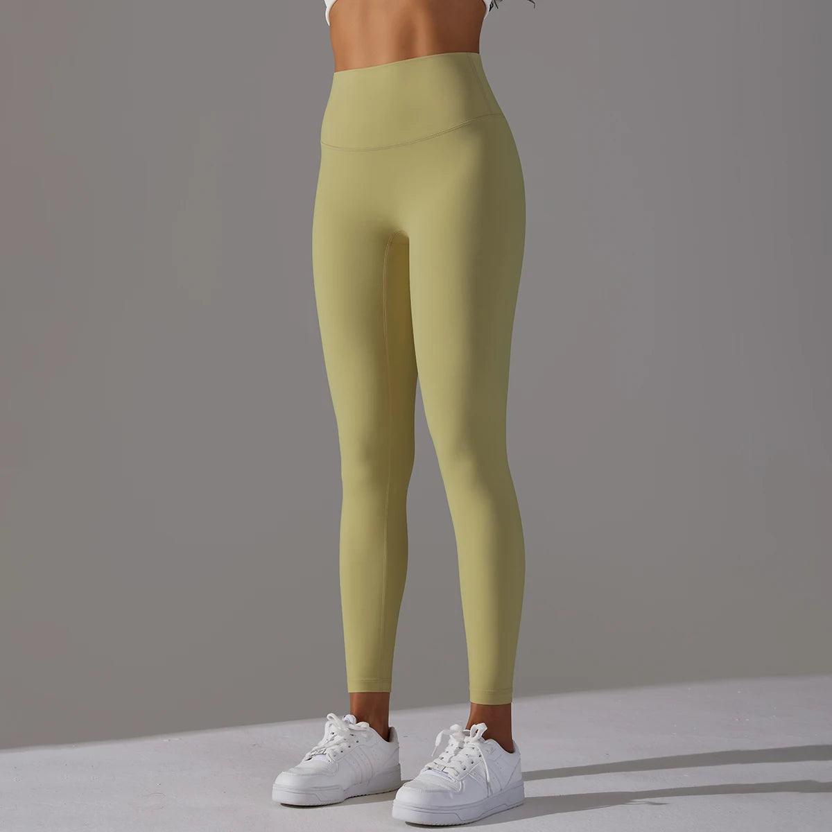 High Waist Yoga Leggings - Breathable Fitness Workout Pants - Viva Bella