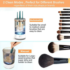 USB Electric Makeup Brush Cleaner – 3-in-1 Quick Dry Tool - Viva Bella