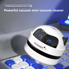 Mini Desk Vacuum Cleaner – USB Rechargeable Dust Remover