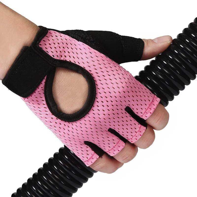 Weightlifting Gloves - Half Finger Non-Slip Gym Gloves - Viva Bella