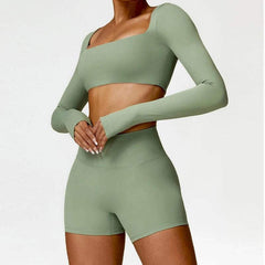 2-Piece Yoga Set - Quick-Drying Workout Tracksuit - Viva Bella