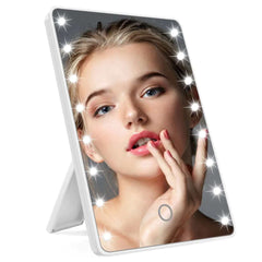 16-LED Touch Makeup Mirror – Adjustable Light & Portable Design - Viva Bella