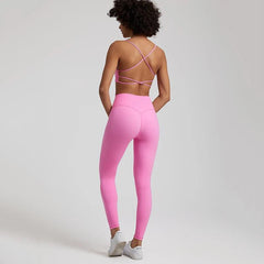 Buttery Soft Gym Set – Leggings & Backless Sports Bra Matching Outfit - Viva Bella