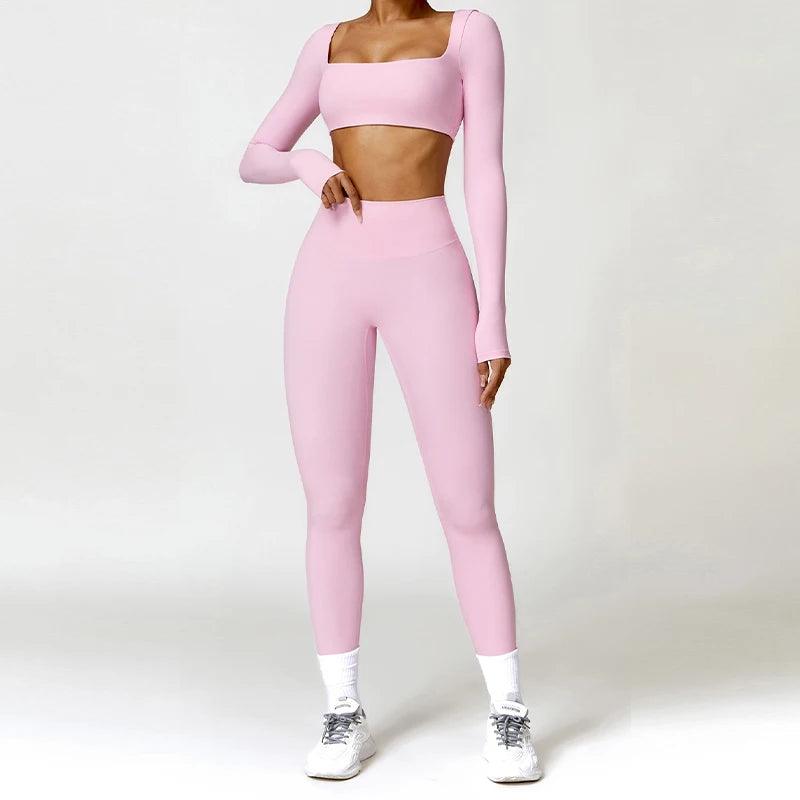 2-Piece Yoga Set - Quick-Drying Workout Tracksuit - Viva Bella