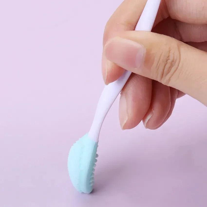 Silicone Face Cleansing Brush - Exfoliating Blackhead Remover - Viva Bella